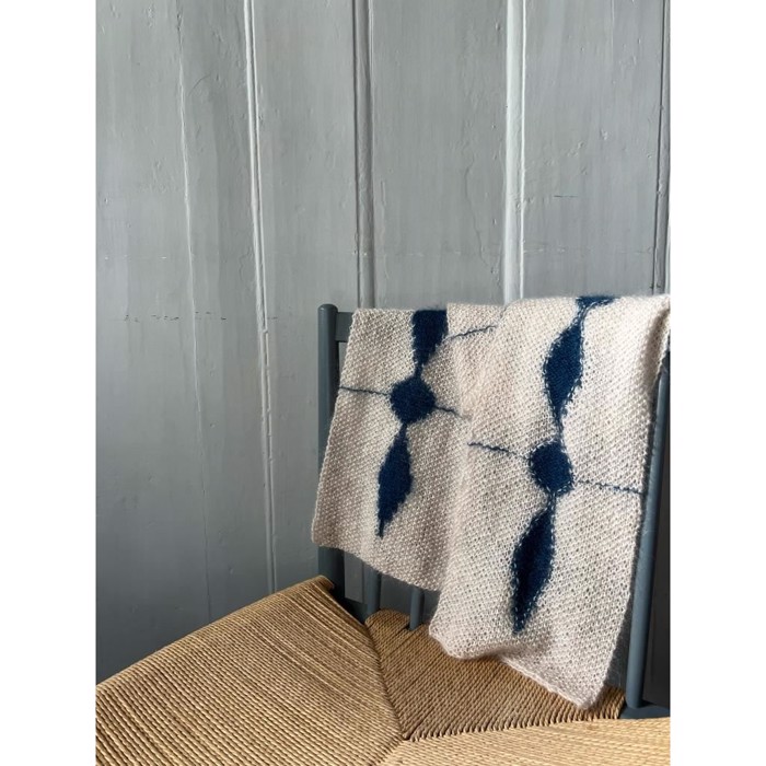 Fanø halstørklæde - fliser designet af Thilde Walløe