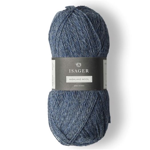Highland Wool - Isager - Denim Blue