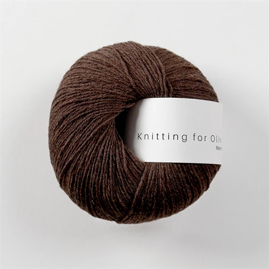Image of Knitting for Olive - Merino fv. Chokolade