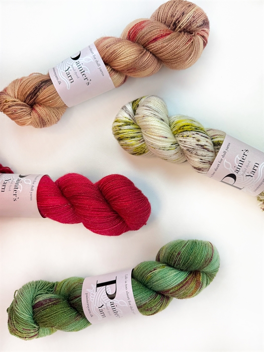 SPARKLING MERINO - CHRISTMAS EDITION fra Painter\'s Yarn