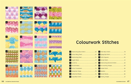 100 ESSENTIAL CROCHET STITCHES  af Val Pierce