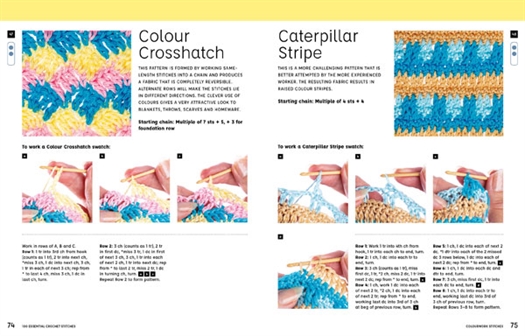 100 ESSENTIAL CROCHET STITCHES  af Val Pierce