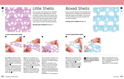 100 ESSENTIAL CROCHET STITCHES  af Val Pierce