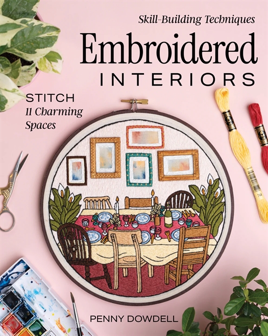EMBROIDERED INTERIORS af Penny Dowdell