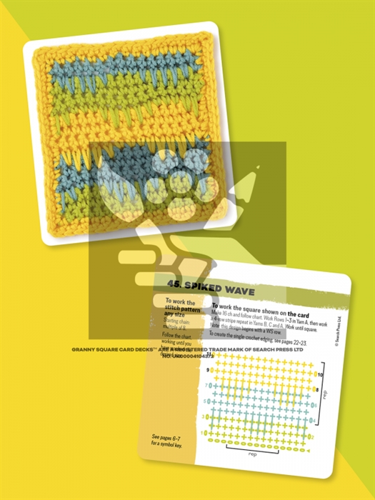 THE GRANNY SQUARE STITCHES CARD DECK 