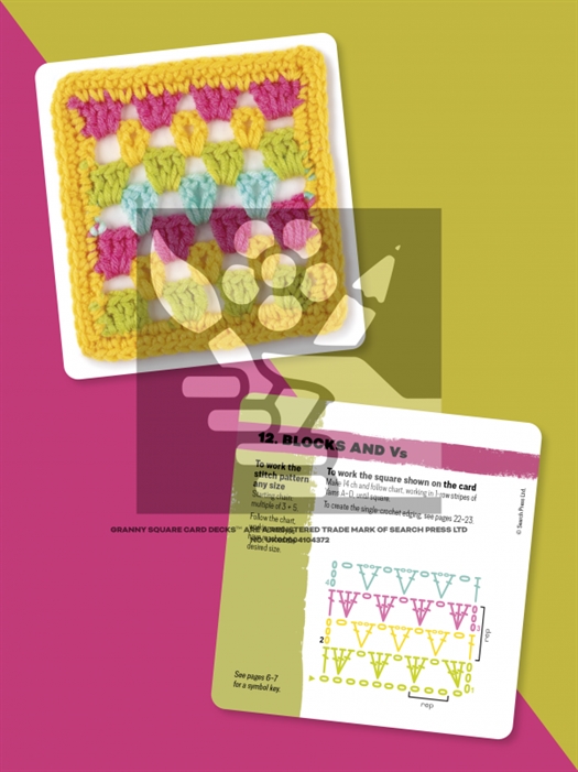 THE GRANNY SQUARE STITCHES CARD DECK 