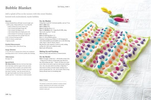 KNITTED BABY BLANKETS af Laura Strutt