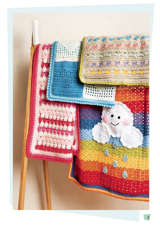20 CROCHET BABY BLANKETS af Val Pierce