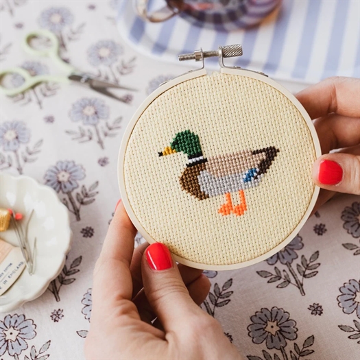 Cotton Clara Duck Cross Stitch Kit
