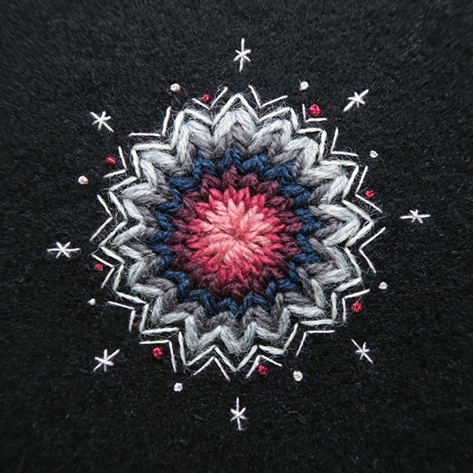 DECEMBERS STJERNE - SOLUVLIES KIT af Eva Engelhardt