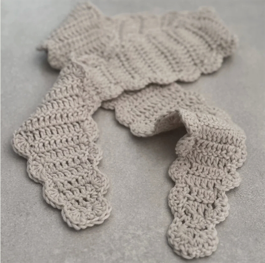 Muslinge Scarf fra Garnløkke