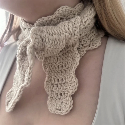 Muslinge Scarf fra Garnløkke