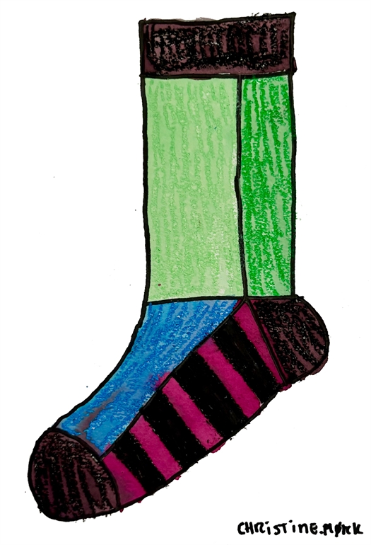 CHRISTINES STRØMPE - en strikkeopskrift fra Foreningen Ingen Bliver Efterladt