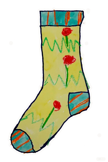 EN PÅSKESTRØMPE - en strikkeopskrift fra Foreningen Ingen Bliver Efterladt