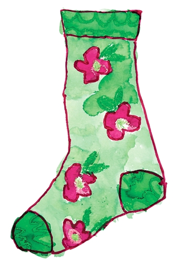 SARAHS STRØMPE - en strikkeopskrift fra Foreningen Ingen Bliver Efterladt