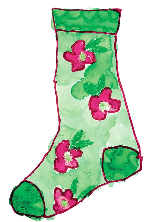 SARAHS STRØMPE - en strikkeopskrift fra Foreningen Ingen Bliver Efterladt