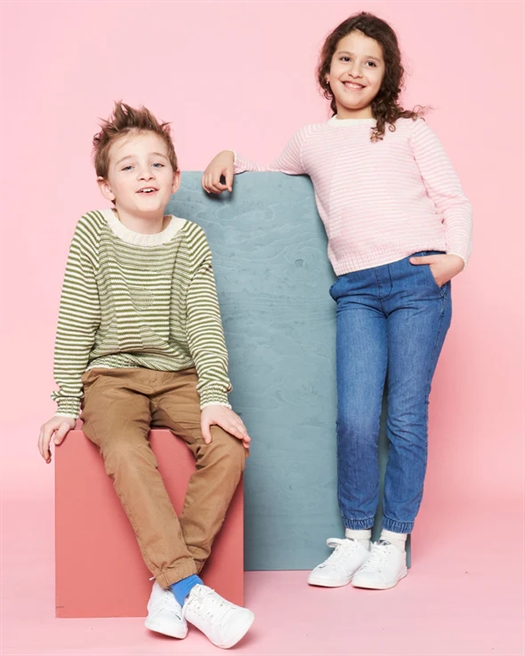 ANHOLT BLUSE - BARN fra kit Couture