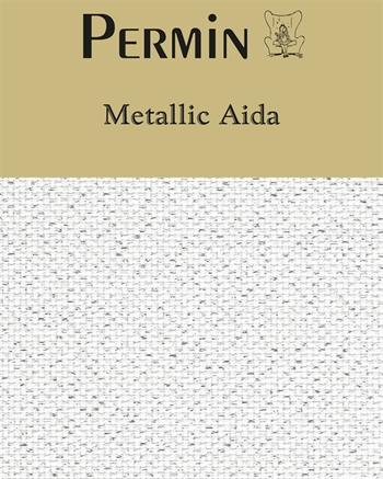 METALLIC AIDA - SØLV fra Permin