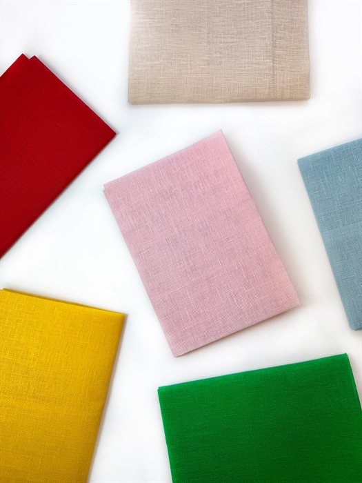 Hørlærred 11 trd - stykker á 43 x 50 cm