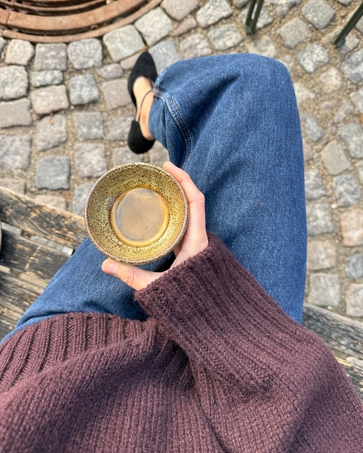 HANNAH SWEATER V-NECK fra PetiteKnit