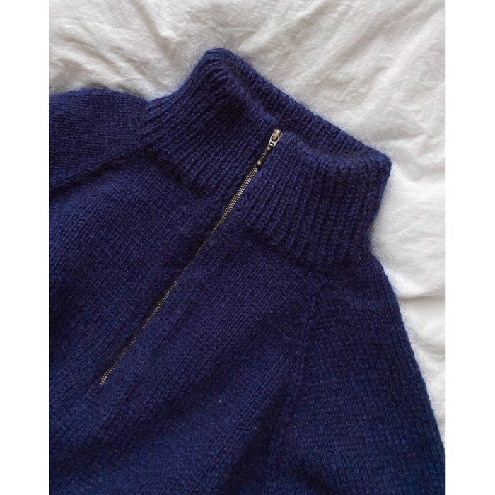 Zipper Sweater - Man fra PetiteKnit