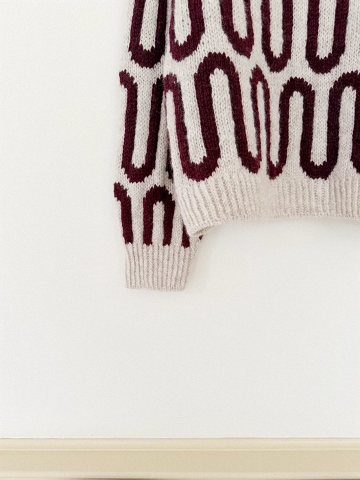 WAVE SWEATER af Spektakelstrik