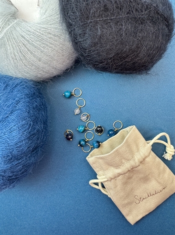 Strikkediem - Maskemarkørsæt (Isfugl, Sky og Nat)