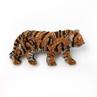 Bengal Tiger broche fra Trovelore