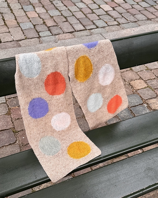 CIRCUS SCARF af Inga Walløe